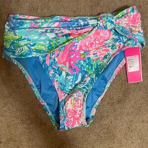 Lilly Pulitzer high rise bathing suit bottoms